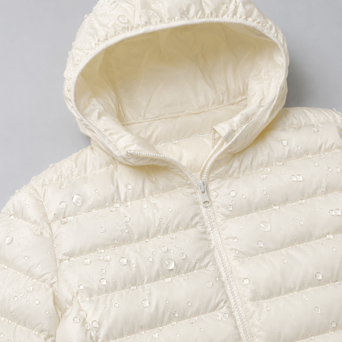 Cairnward-Outdoor womens lightweight hooded down puffer jacket packable