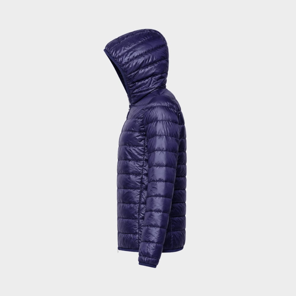 Cairnward-Outdoor womens lightweight hooded down puffer jacket packable