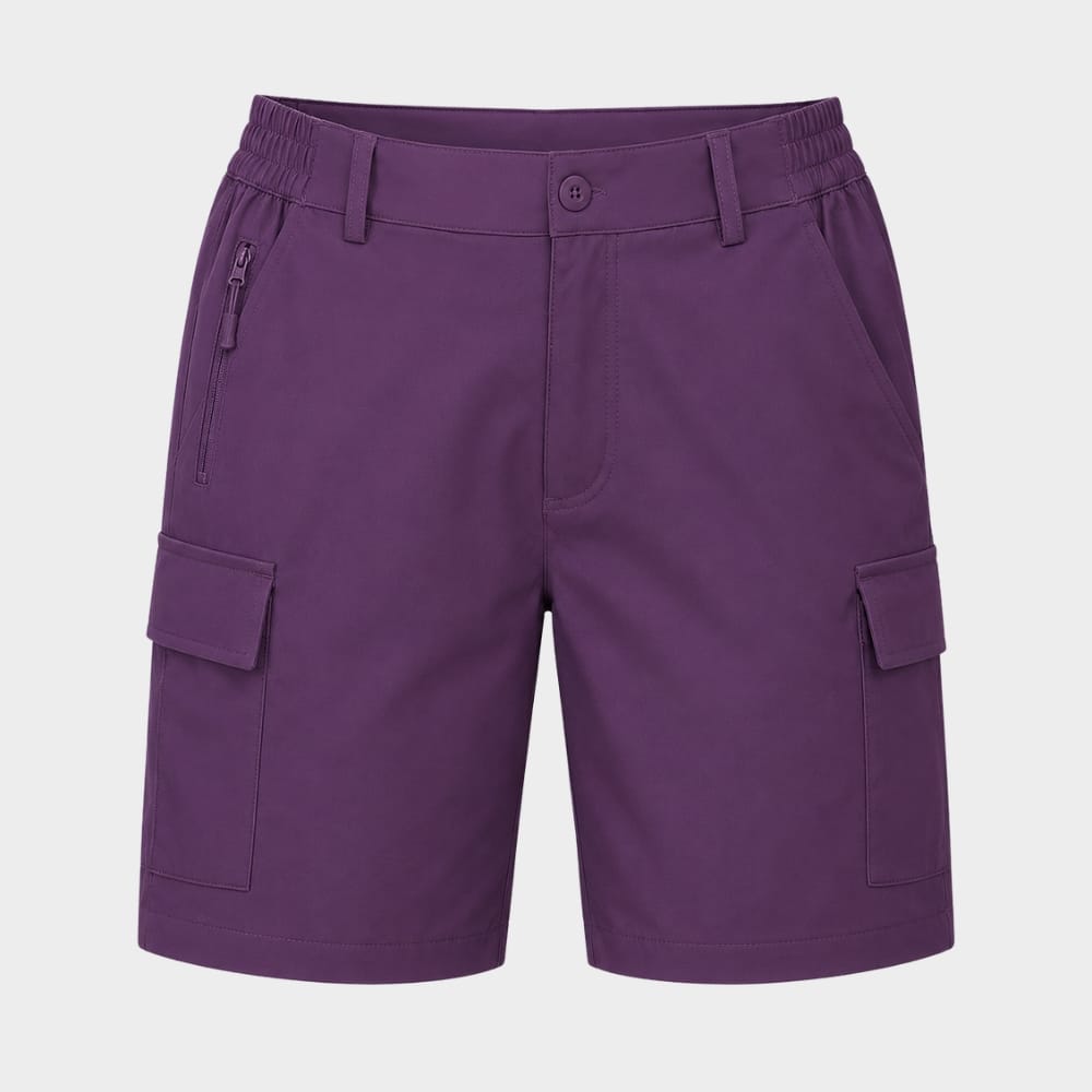 Cairnward-Outdoor womens quick dry hiking cargo shorts zipper pockets