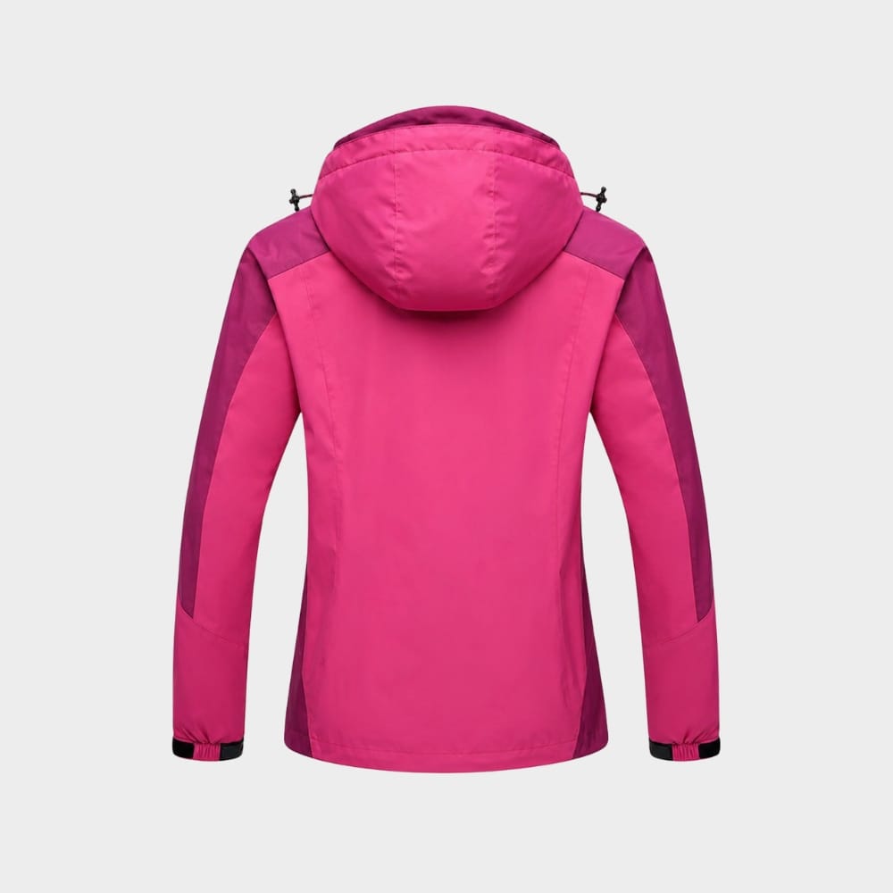 Cairnward-Outdoor womens waterproof windproof hiking jacket hooded outdoor