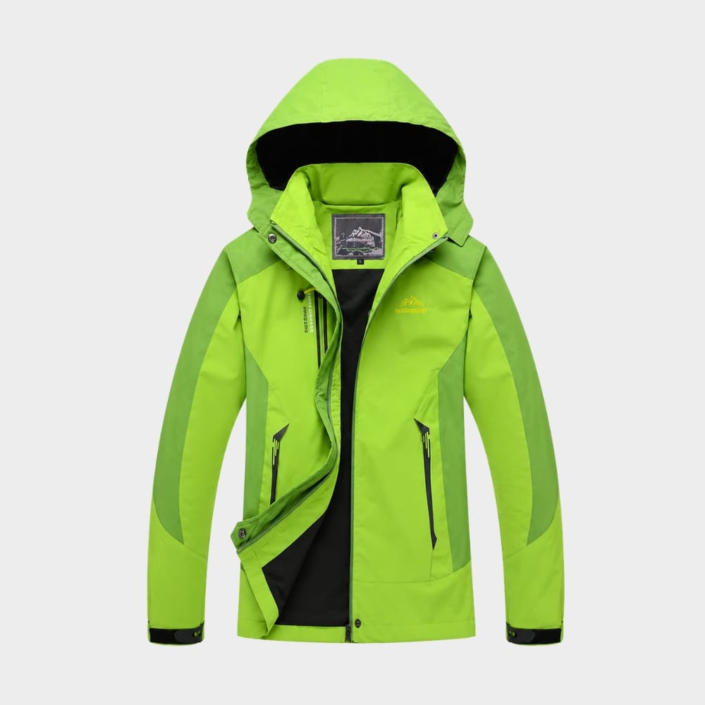 Cairnward-Outdoor womens waterproof windproof hiking jacket hooded outdoor