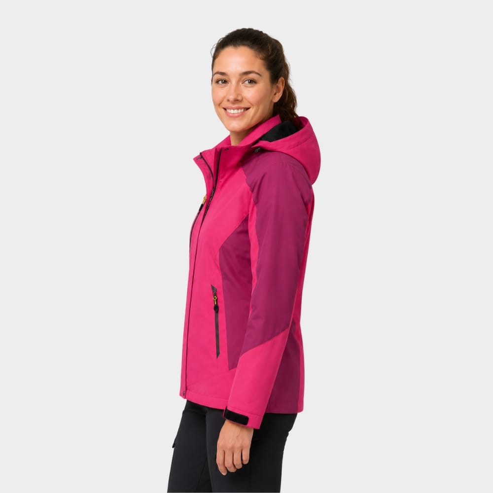 Cairnward-Outdoor womens waterproof windproof hiking jacket hooded outdoor